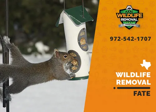 Fate Wildlife Removal professional removing pest animal